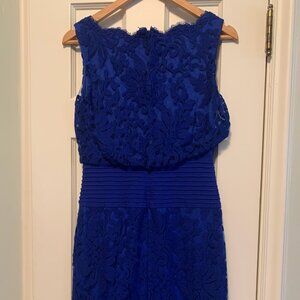 Tadashi Shoji Cocktail Dress, Royal Blue, Size 6
